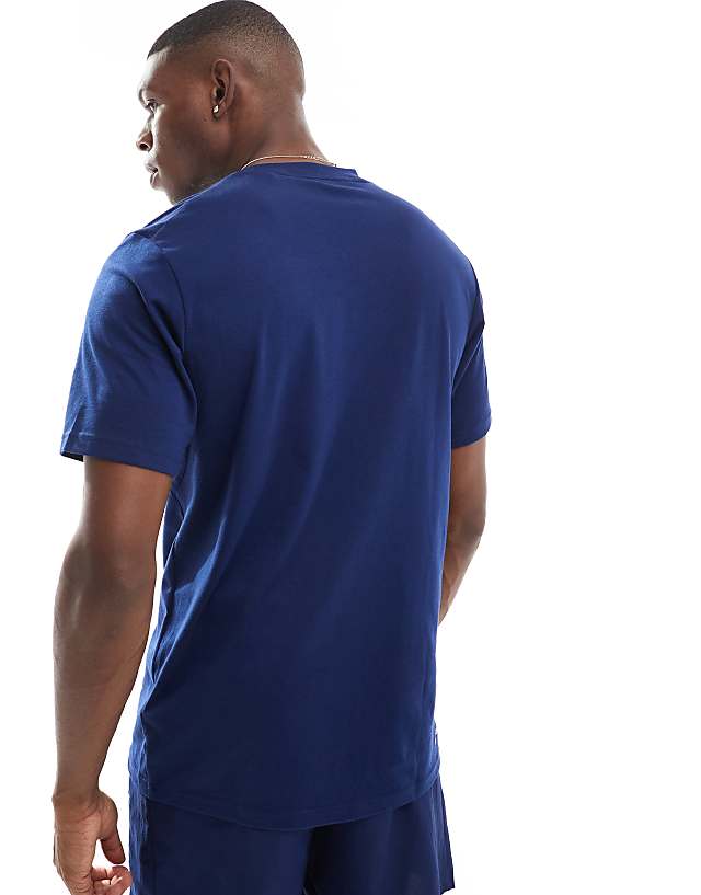 Asos Adidas Training Essentials T-shirt In Blue