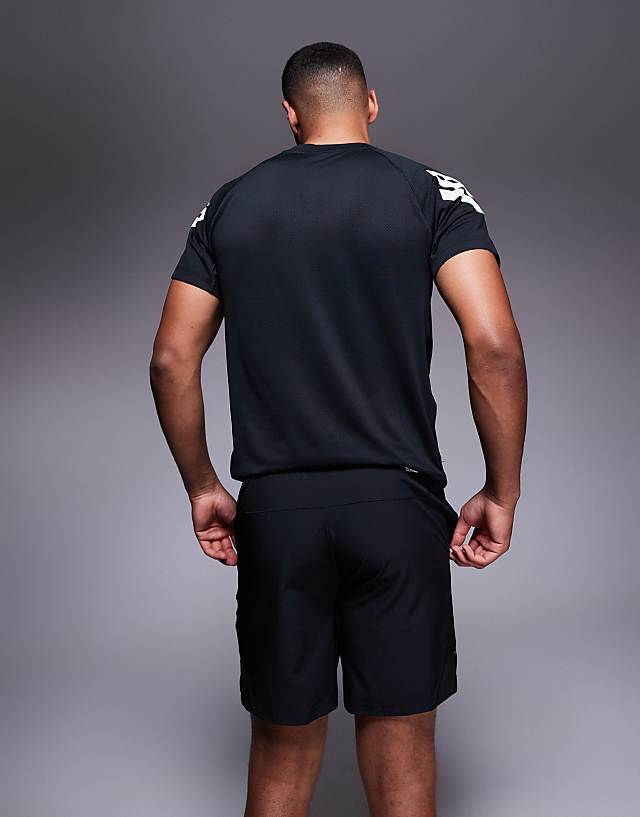Asos Adidas Training Gym+ 3 Stripe Shorts In Black