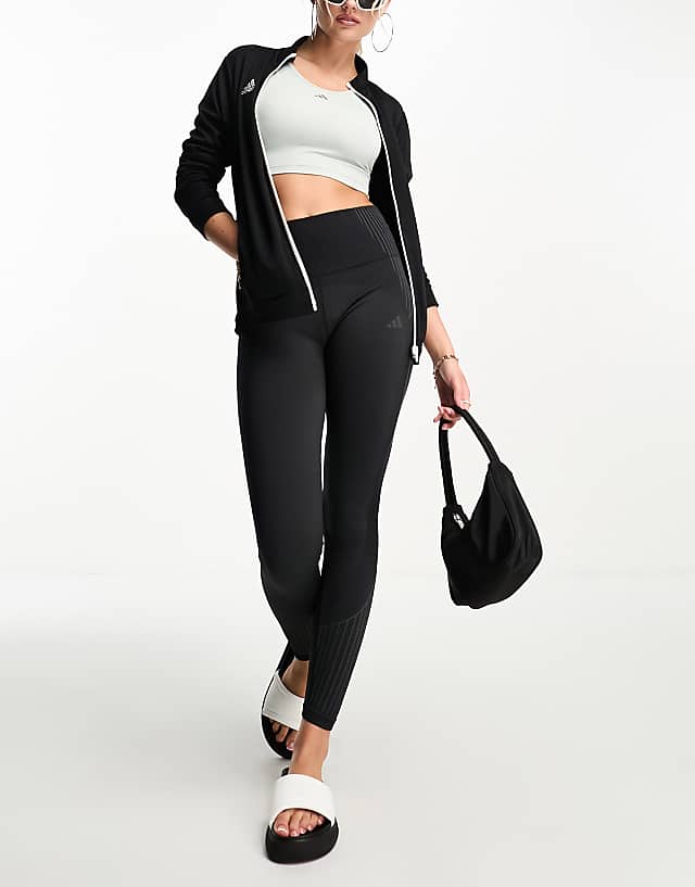 asos adidas Training knit leggings in black