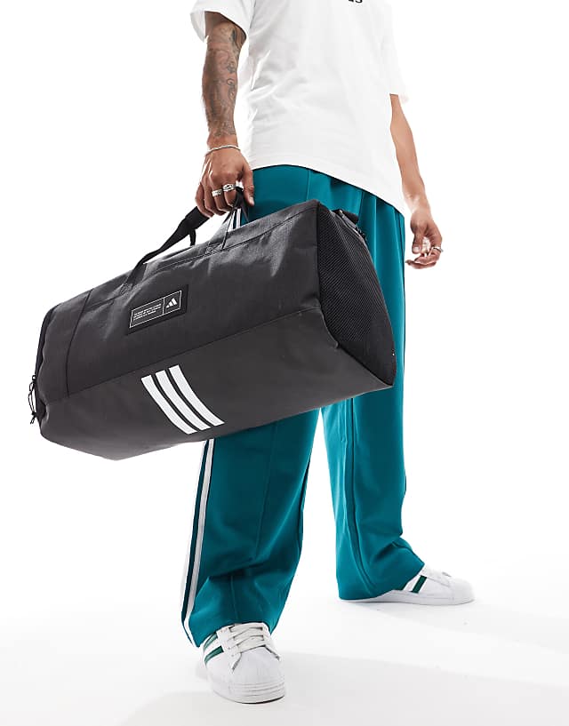 asos adidas Training medium duffle bag in black