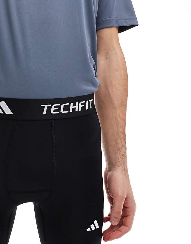 Asos Adidas Training Tech Fit Leggings In Black