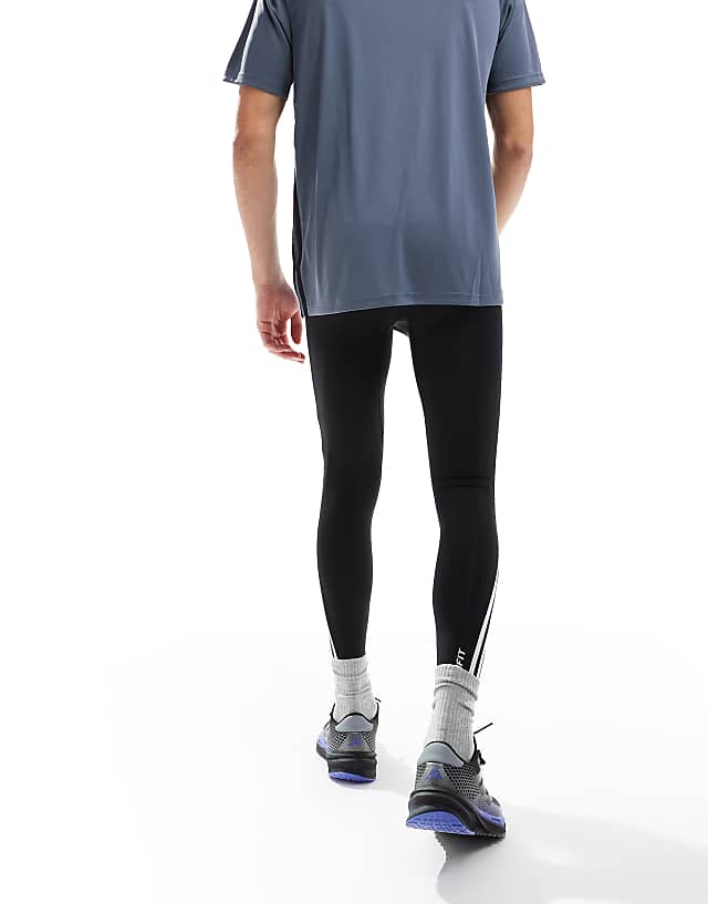 Asos Adidas Training Tech Fit Leggings In Black