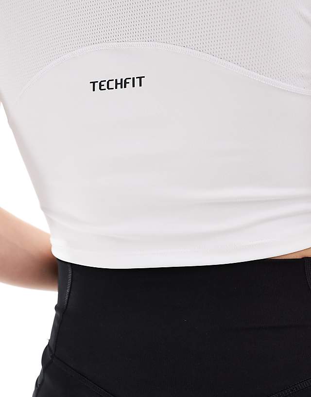 Asos Adidas Training Tech-Fit Tank Top In White