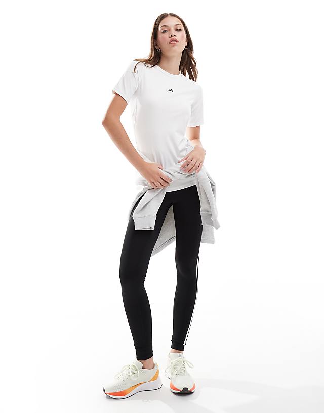 Asos Adidas Training Techfit T-shirt In White