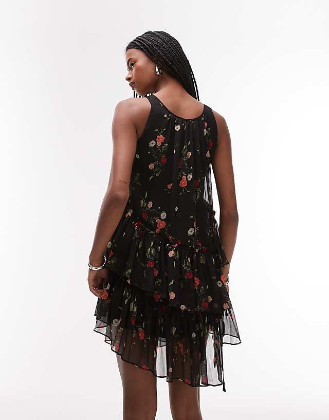 Asos Allsaints Rach Dress In Briar Black