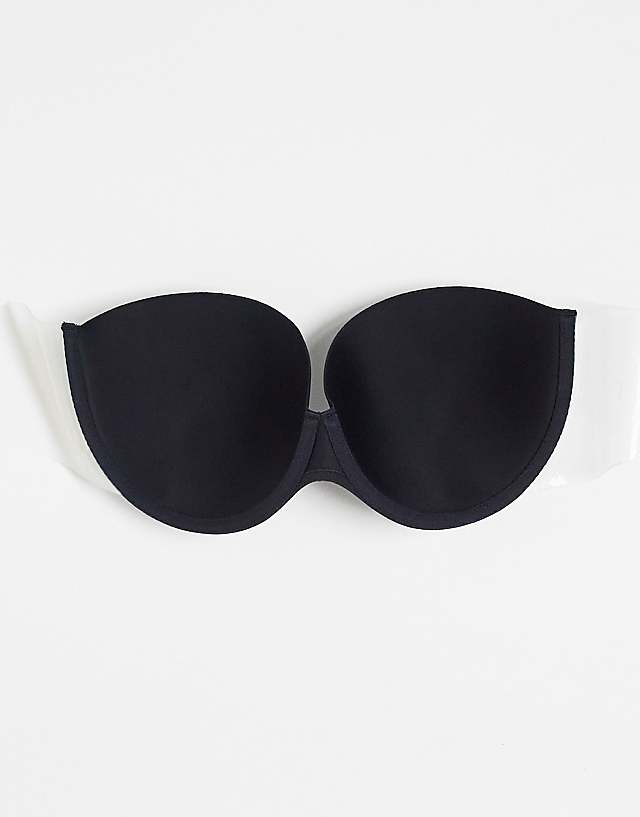 Asos ASOS DESIGN Backless Push Up In Black