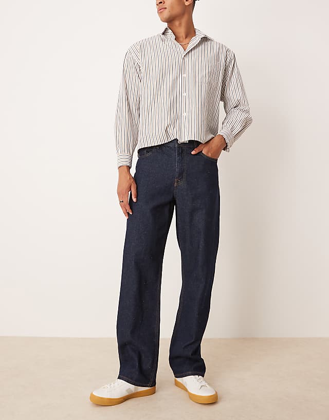 asos ASOS DESIGN baggy jeans in indigo