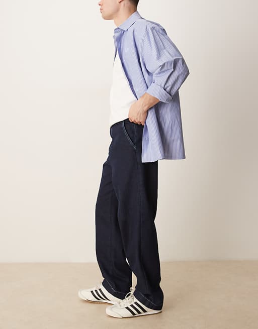 Asos ASOS DESIGN Baggy Workpant Jeans In Raw Wash
