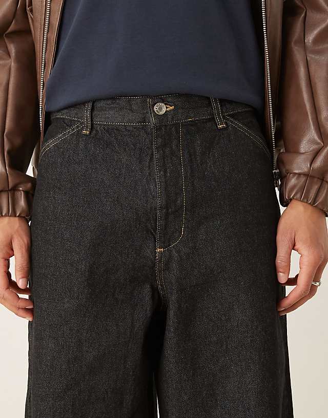 Asos ASOS DESIGN Balloon Jeans In Rinse Wash