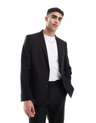 Asos ASOS DESIGN Black Regular Fit Suit
