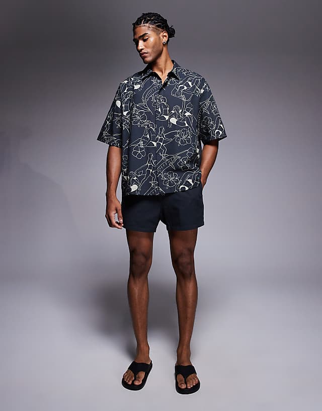 asos ASOS DESIGN co-ord in black