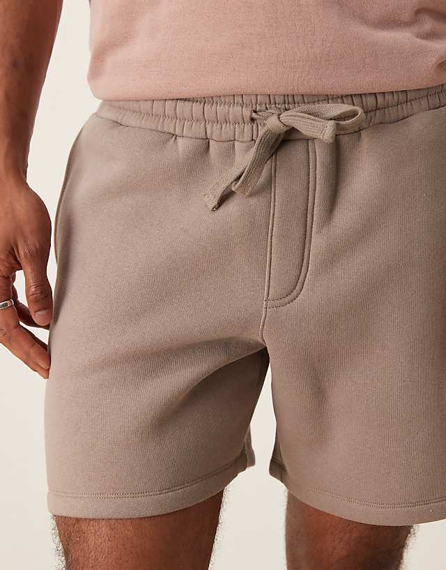 Asos ASOS DESIGN Mid-length Short In Beige