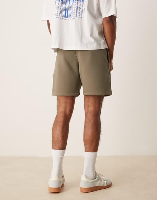 Asos ASOS DESIGN Mid-length Short In Khaki