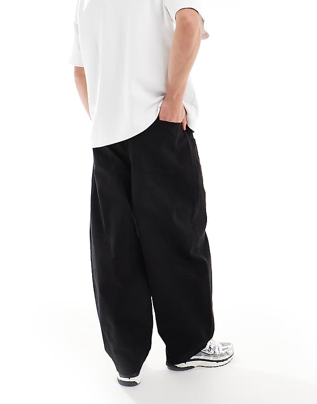 Asos ASOS DESIGN Oversized Baggy Trouser In Black