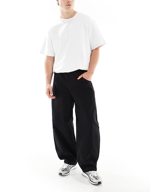 Asos ASOS DESIGN Oversized Baggy Trouser In Black