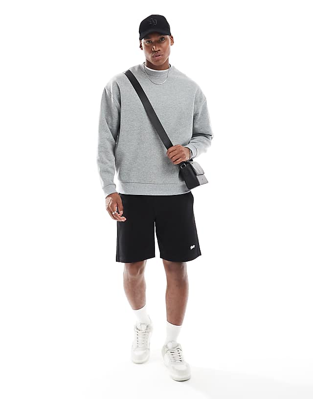 Asos ASOS DESIGN Oversized Crew In Grey Marl
