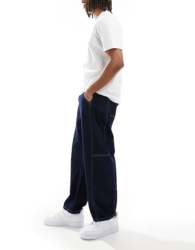 Asos ASOS DESIGN Oversized Jeans In Raw Wash