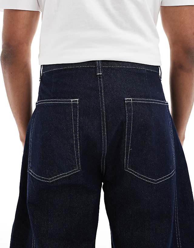 Asos ASOS DESIGN Oversized Jeans In Raw Wash