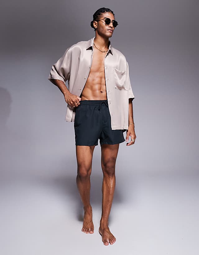 Asos ASOS DESIGN Oversized Shirt In Beige