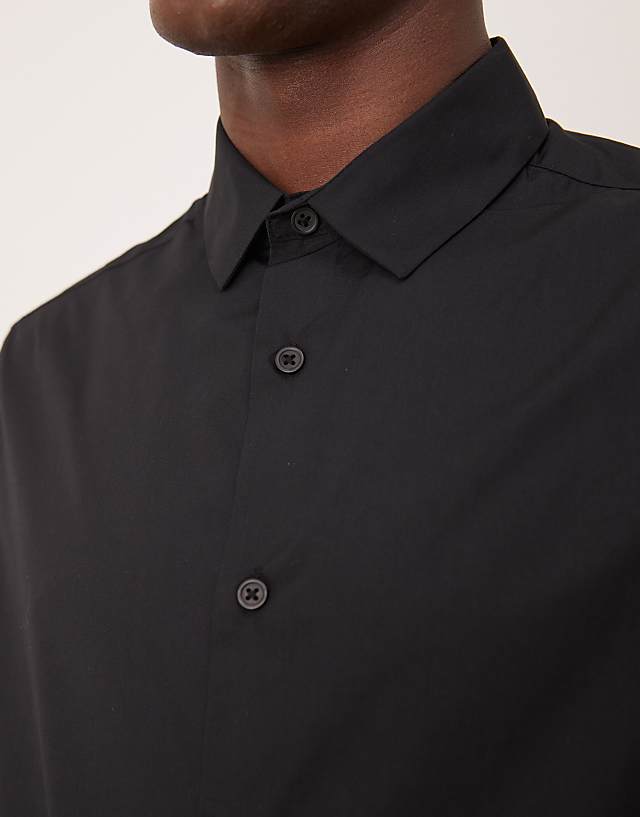 Asos ASOS DESIGN Regular Shirt In Black