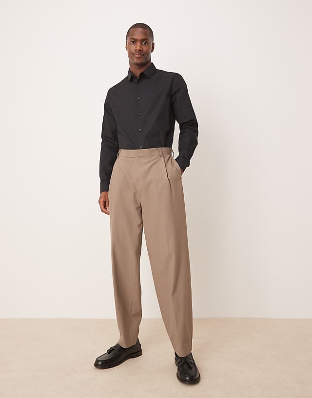 Asos ASOS DESIGN Regular Shirt In Black