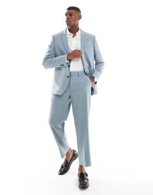 Asos ASOS DESIGN Regular Suit In Dusty Blue
