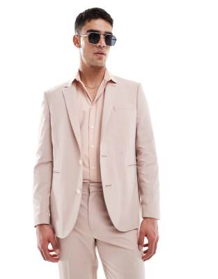 Asos ASOS DESIGN Regular Suit In Dusty Pink
