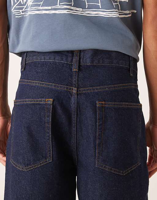 Asos ASOS DESIGN Relaxed Tapered Jeans In Raw Wash