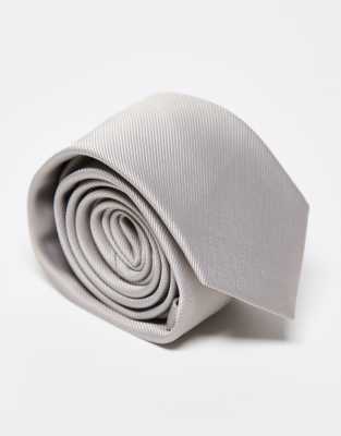 Asos ASOS DESIGN Satin Tie In Stone