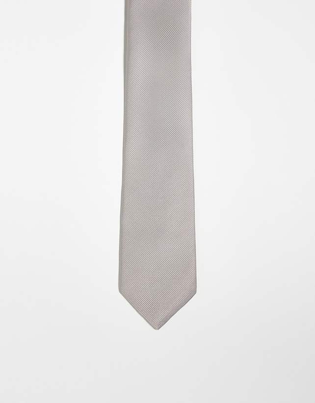 asos ASOS DESIGN satin tie in stone