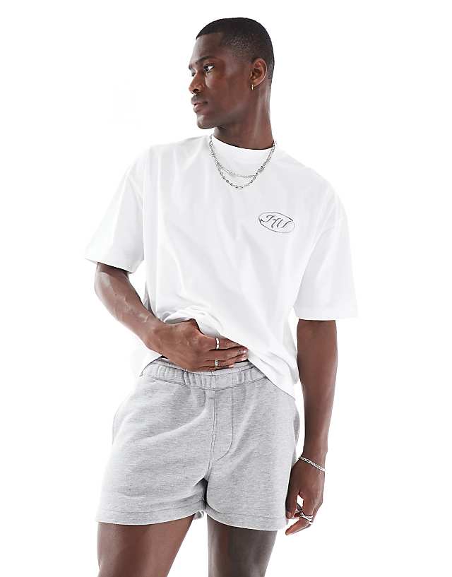 Asos ASOS DESIGN Short Length Short In Grey Marl