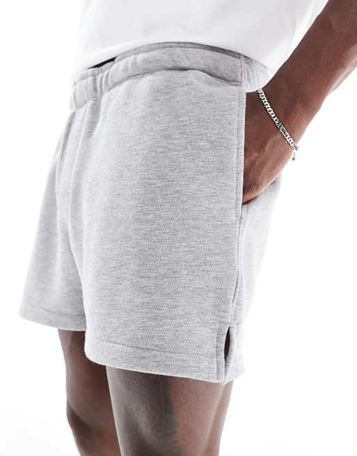 Asos ASOS DESIGN Short Length Short In Grey Marl