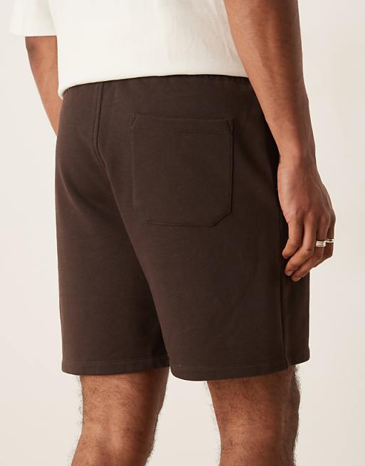 Asos ASOS DESIGN Shorter Length Short In Brown