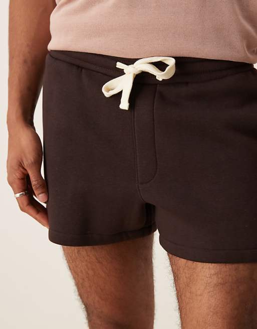 Asos ASOS DESIGN Shorter Length Short In Brown