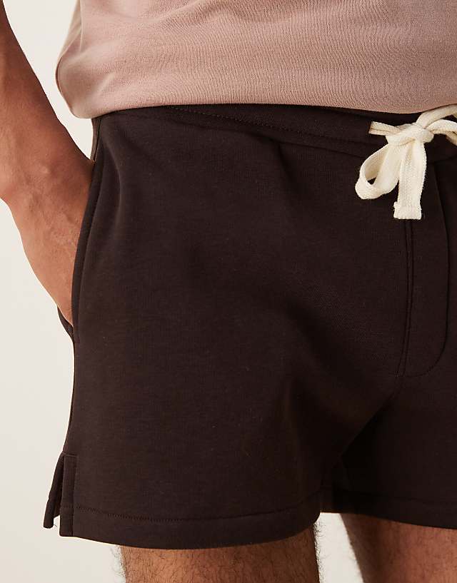 Asos ASOS DESIGN Shorter Length Short In Brown