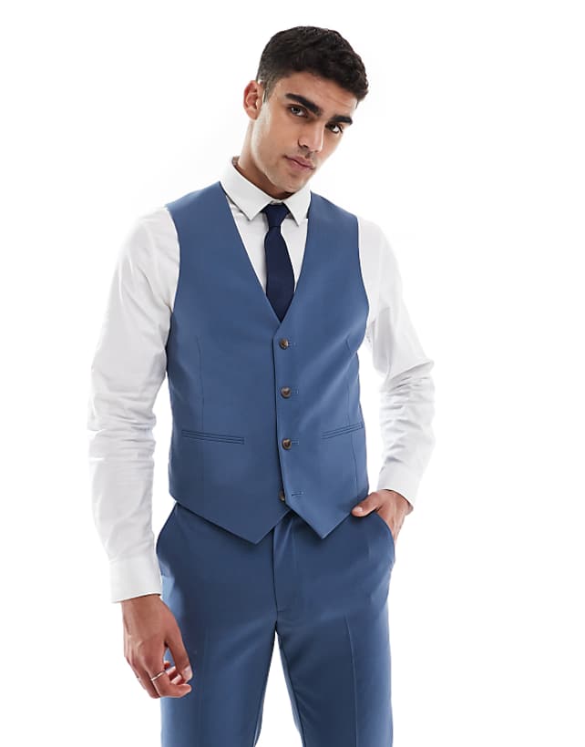 Asos ASOS DESIGN Skinny Blue Suit