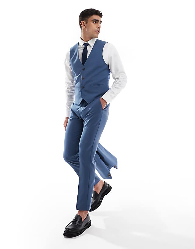 Asos ASOS DESIGN Skinny Blue Suit