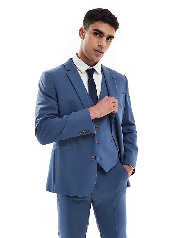 Asos ASOS DESIGN Skinny Blue Suit