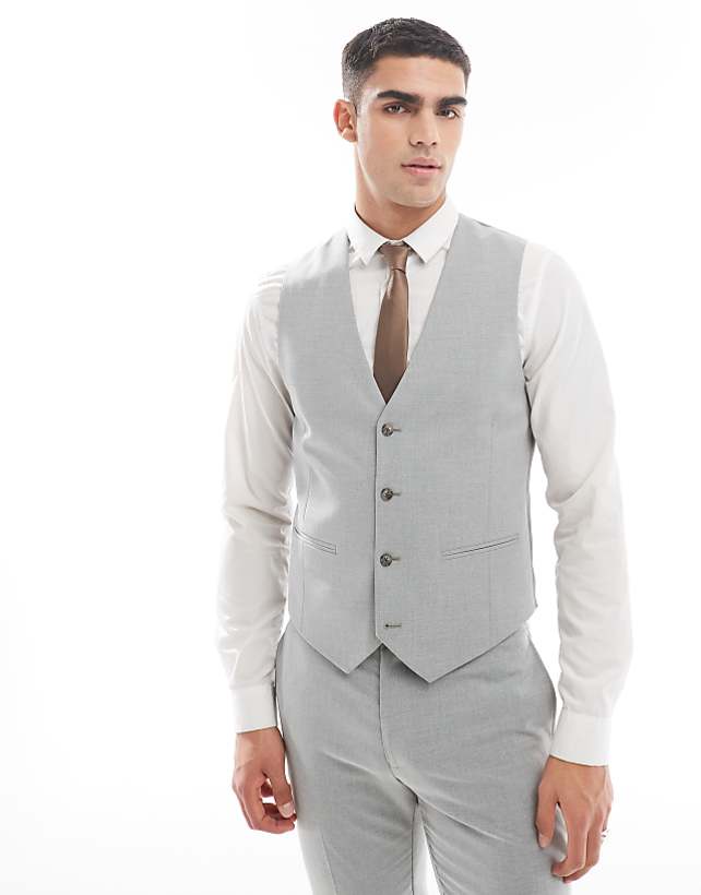 Asos ASOS DESIGN Skinny Fit Suit In Grey