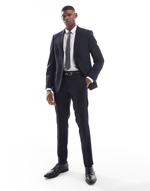 Asos ASOS DESIGN Skinny Fit Suit In Navy