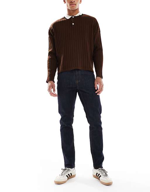 asos ASOS DESIGN skinny jeans in indigo