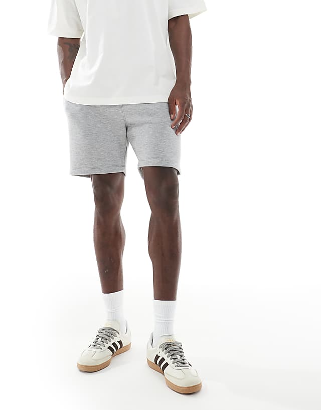 Asos ASOS DESIGN Skinny Jersey Short In Grey Marl