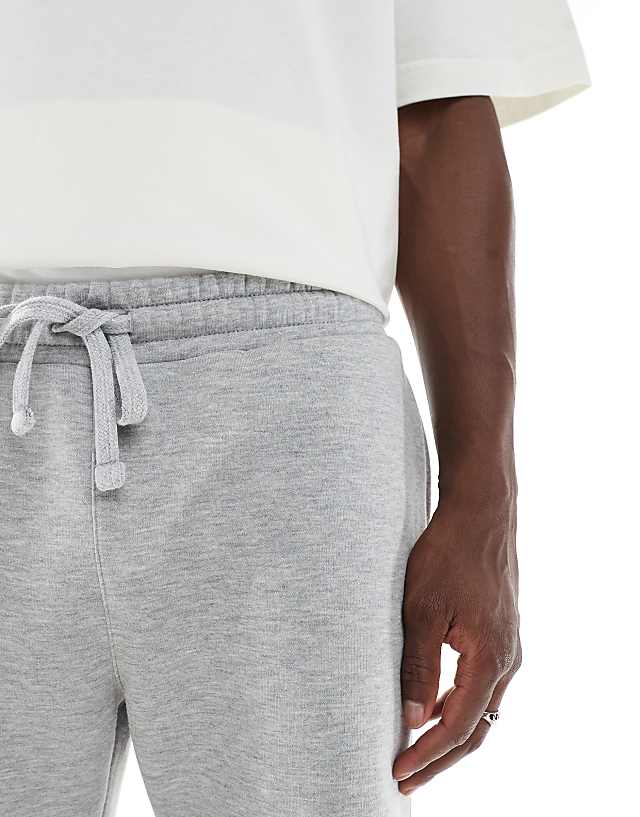 Asos ASOS DESIGN Skinny Jersey Short In Grey Marl