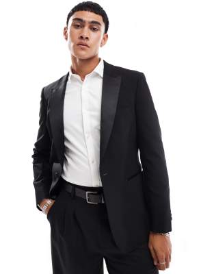 Asos ASOS DESIGN Skinny Tuxedo In Black