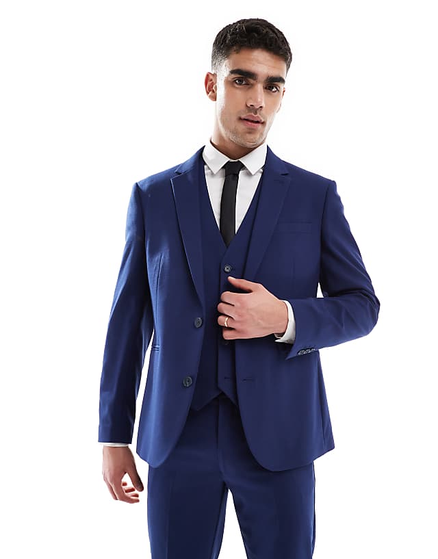 Asos ASOS DESIGN Slim Fit Suit In Navy