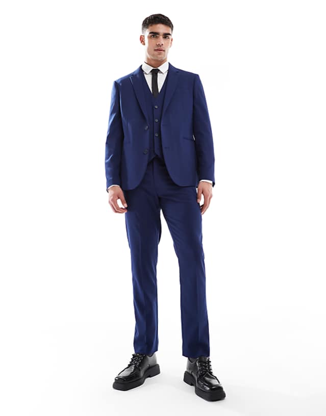Asos ASOS DESIGN Slim Fit Suit In Navy