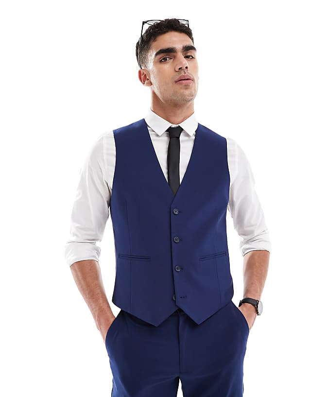 Asos ASOS DESIGN Slim Fit Suit In Navy