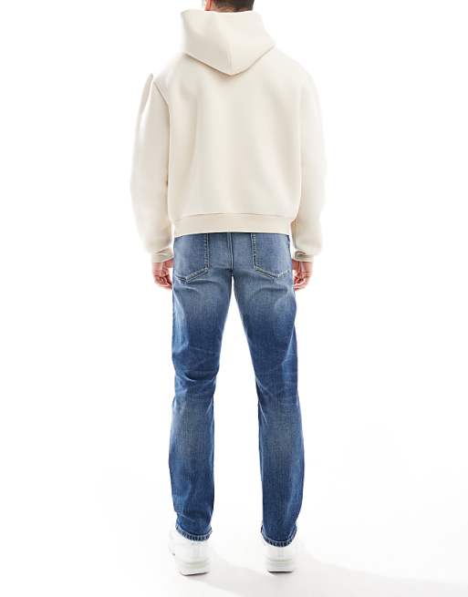 Asos ASOS DESIGN Slim Jeans In Mid Wash Blue