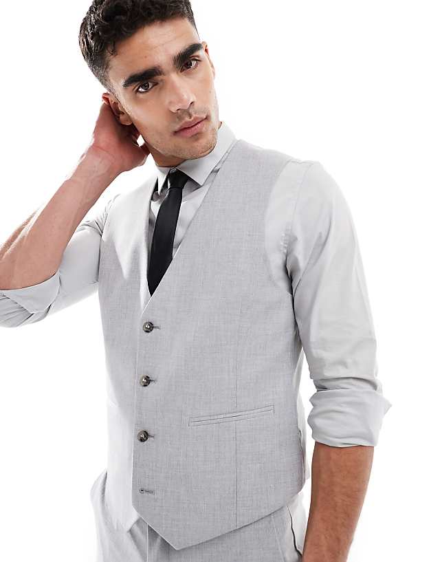 Asos ASOS DESIGN Slim Suit In Grey