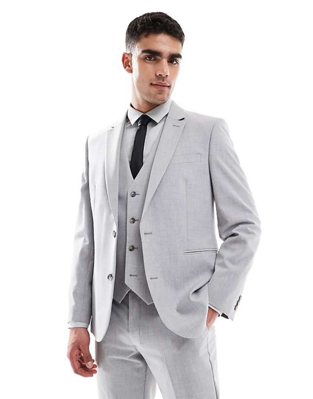 Asos ASOS DESIGN Slim Suit In Grey